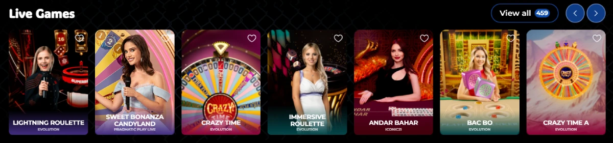 gangstasino casino live games