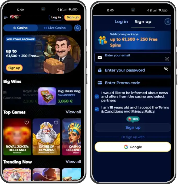 gangstasino casino mobile version